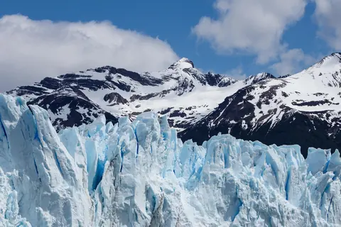 Argentinië: mountain, glacier, winter, peak