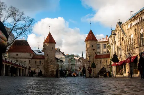 Estland: architecture, old, metropolis, city