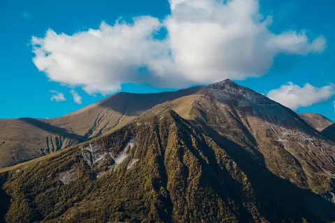 Georgië: mountains, peak, summit, mountain pass