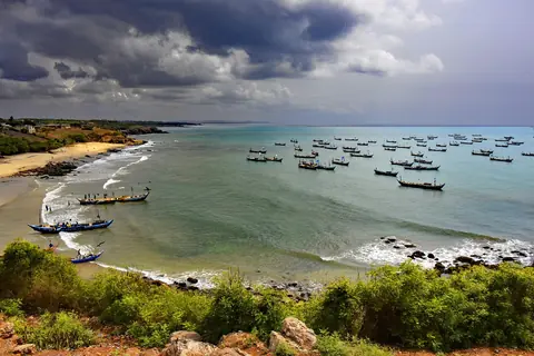 Ghana: senya beraku, ghana, west africa, ocean
