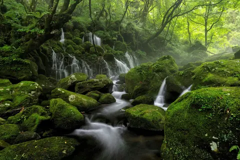 Japan: river, stream, spring, cascade