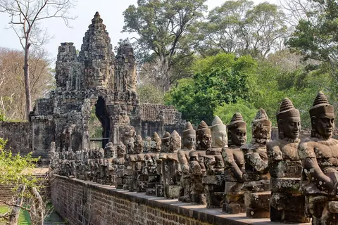 Cambodja: angkor thom, angkor wat, cambodia, temple