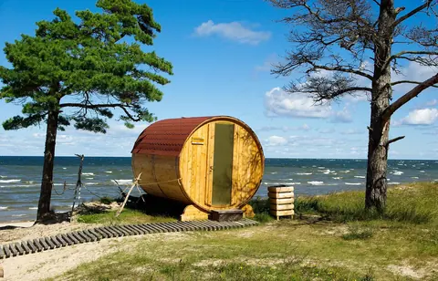 Letland: latvia, baltic sea, sauna, wild nature