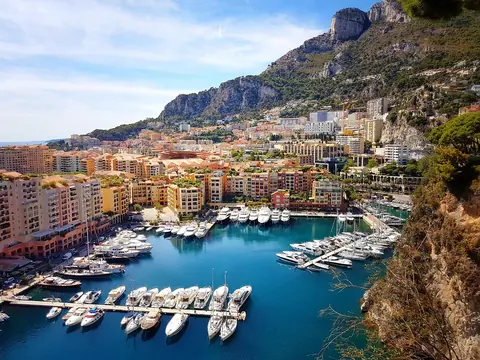 Monaco: mediterranean sea, ocean, port, yacht