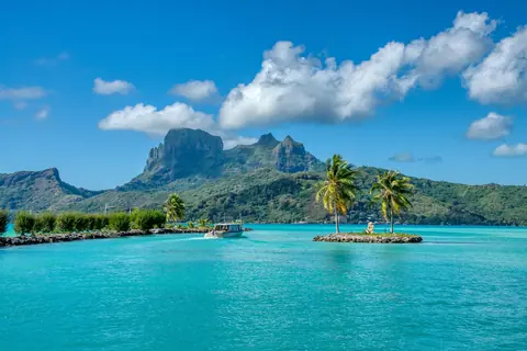 Frans-Polynesië: island, tropical, blue waters, tropical island