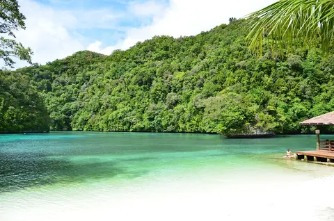 Palau: palau beach, bay, lake, pond