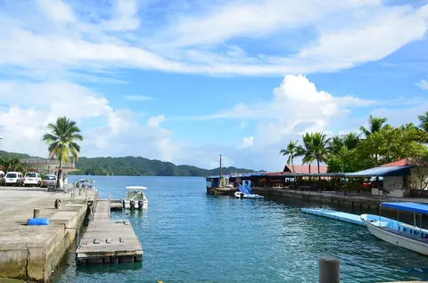 Palau: canal, waterway, channel, docks