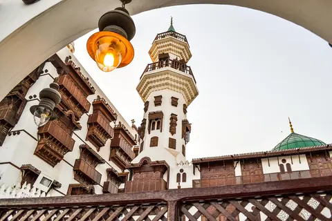 Saoedi-Arabië: masjid, mosque, wooden, heritage