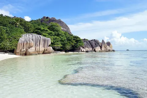 Seychellen: seychelles, sea, beach, water