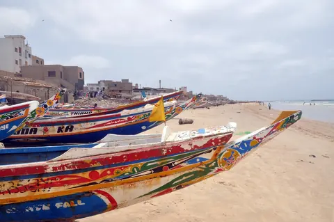 Senegal: dakar, senegal, horizon, sun