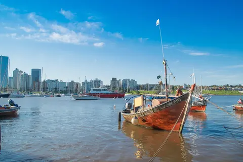 Uruguay: harbor, uruguay, river, boats